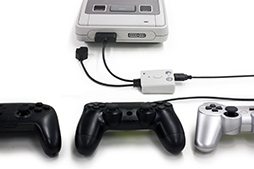画像ギャラリー No.002のサムネイル画像 / PS5/4やSwitch用ゲームパッドでスーファミやファミコン互換機を操作できるBrook製コンバータが登場