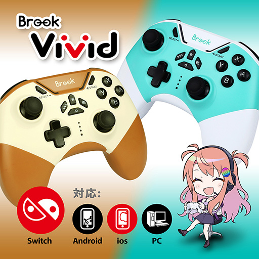 画像ギャラリー No.002のサムネイル画像 / ポップなカラーのPC/Switch/スマホ向けワイヤレスゲームパッドが発売に