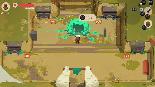 画像ギャラリー No.002のサムネイル画像 / PS4版「ムーンライター 店主と勇者の冒険」に追加コンテンツ“次元の狭間”が登場