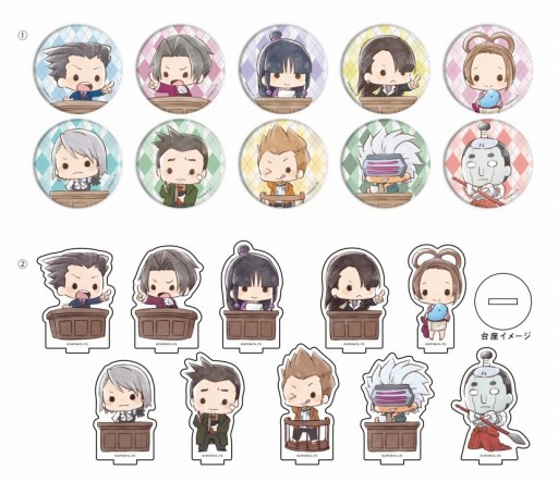 画像ギャラリー No.001のサムネイル画像 / 「逆転裁判」のキャラクターがグラフアートminiで登場。9月14日に発売