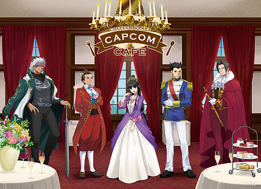 画像ギャラリー No.001のサムネイル画像 / カプコンカフェ 池袋店で「逆転裁判」シリーズとのコラボを12月24日から開催。メインビジュアルが公開