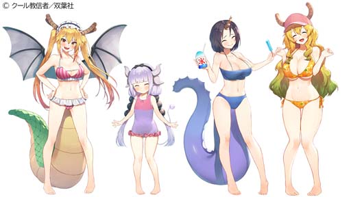 画像ギャラリー No.002のサムネイル画像 / 「ガールズ&クリーチャーズ」x「小林さんちのメイドラゴン」コラボ開催。トール&エルマをゲットしよう