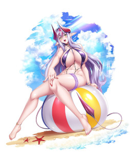 画像ギャラリー No.015のサムネイル画像 / 「対魔忍RPG」，マップイベント“魔王の娘とビーチ”を開催