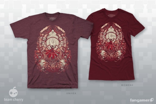 画像ギャラリー No.004のサムネイル画像 / 「Hollow Knight」のTシャツが発売。さまよう空洞の騎士と俊敏な守護者の2種類