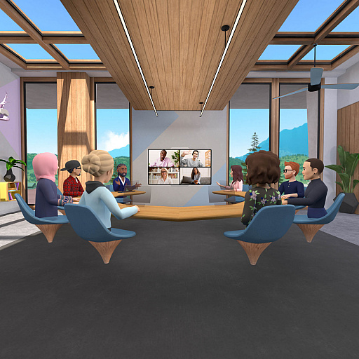 画像ギャラリー No.004のサムネイル画像 / Facebook，「Oculus Quest 2」を使ったバーチャル会議室“Horizon Workrooms”のβ版を公開