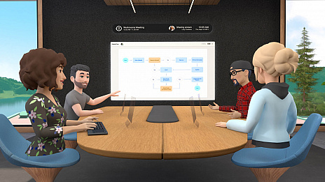 画像ギャラリー No.007のサムネイル画像 / Facebook，「Oculus Quest 2」を使ったバーチャル会議室“Horizon Workrooms”のβ版を公開