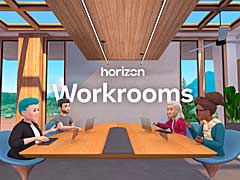 Facebook，「Oculus Quest 2」を使ったバーチャル会議室“Horizon Workrooms”のβ版を公開