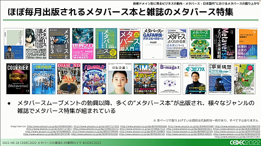 画像ギャラリー No.022のサムネイル画像 / ［CEDEC 2022］XRとメタバース業界で過去1年間に起きた，技術やビジネスの動向を凝縮して語るセッションをレポート