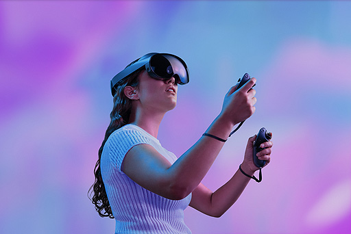 画像ギャラリー No.009のサムネイル画像 / ハイエンドVR HMD「Meta Quest Pro」正式発表。薄型パンケーキレンズ採用でスリム化，10月26日に22万6800円（税込）で発売