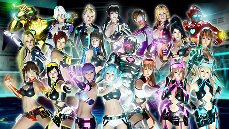 画像ギャラリー No.013のサムネイル画像 / AC版「DEAD OR ALIVE 6」にDOAXVVコラボキャラ・たまきが本日追加。“光る！SF ボディスーツ”など多数のコスチュームも
