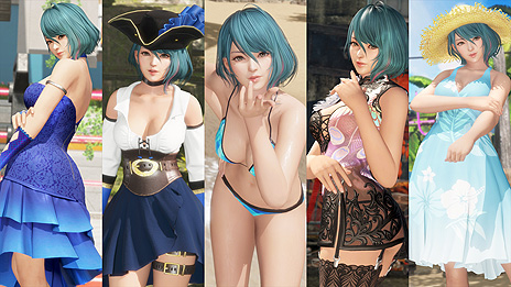 画像ギャラリー No.020のサムネイル画像 / AC版「DEAD OR ALIVE 6」にDOAXVVコラボキャラ・たまきが本日追加。“光る！SF ボディスーツ”など多数のコスチュームも