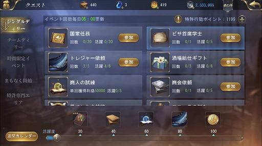 画像ギャラリー No.021のサムネイル画像 / 【PR】「大航海ユートピア」プレイガイド後編。戦力アップの方法と,商会に所属するメリットを詳しく解説