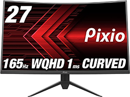 画像ギャラリー No.005のサムネイル画像 / 税込約4万円のPixio製27インチゲーマー向け湾曲型液晶ディスプレイ計2製品が発売