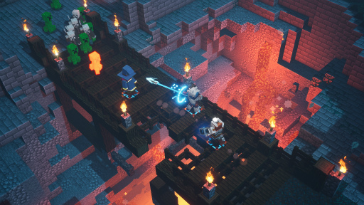 画像ギャラリー No.010のサムネイル画像 / 「Minecraft Dungeons」がいよいよベールを脱いだ。“マイニング”も“クラフティング”もないけれど，仲間との冒険が楽しそうだ