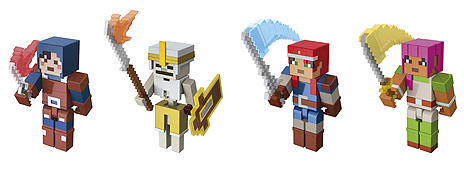画像ギャラリー No.004のサムネイル画像 / Mattel，「Minecraft Dungeons」の世界を楽しめるアクションフィギュアなど4商品を8月中旬より順次発売へ