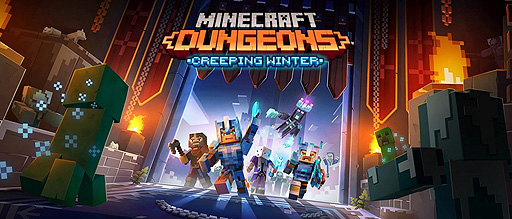 画像ギャラリー No.002のサムネイル画像 / 「Minecraft Dungeons」，凍てつく山が舞台のDLC「忍び寄る冬」は9月8日リリースへ。同日の無料アップデート，パッケージ版リリースも発表