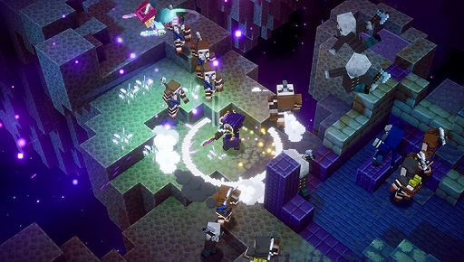 画像ギャラリー No.002のサムネイル画像 / 「Minecraft Dungeons」の最新DLC「Echoing Void」は,2021年7月28日に発売。物語の最終章は「ジ・エンド」で繰り広げられる