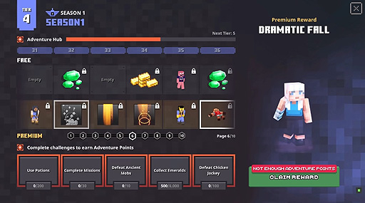 画像ギャラリー No.004のサムネイル画像 / 「Minecraft Dungeons」,初のシーズンアドベンチャーとなる“Cloudy Climb”の新要素紹介映像が公開に