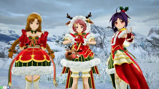 画像ギャラリー No.001のサムネイル画像 / 「SAO アーケード ディープ・エクスプローラー」，サンタ衣装のユウキ＆アスナ＆リズベットが登場。クリスマスシーズンのアップデート情報を公開