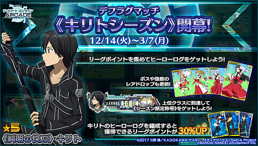 画像ギャラリー No.033のサムネイル画像 / 「SAO AC ディープ・エクスプローラー」，クリスマスの向けたキャンペーンがスタート
