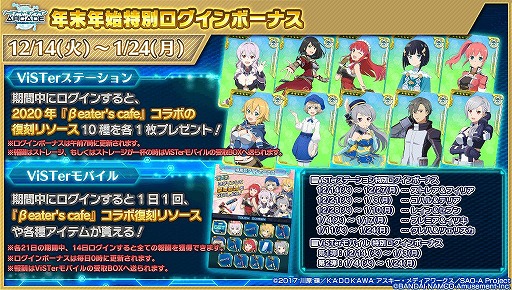 画像ギャラリー No.014のサムネイル画像 / 「SAO AC ディープ・エクスプローラー」,クリスマスイベントやキャンペーンが開催