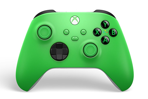 画像ギャラリー No.001のサムネイル画像 / 鮮やかなグリーンのXbox純正ゲームパッドが発売に