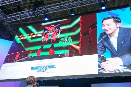 画像ギャラリー No.006のサムネイル画像 / ［TGS 2019］「電脳戦機バーチャロン」ステージイベントをレポート。タニタ社長が自社製ツインスティックでPS4版「オラタン」に先行出撃