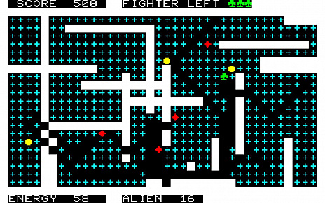 画像ギャラリー No.002のサムネイル画像 / PC-8001「エイリアンフィールド」がPC向けの「3671特別版」として復活。パッケージ版にはデータ＆サントラのカセットテープなどを同梱