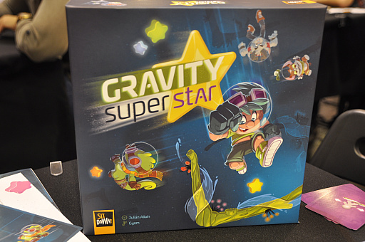 画像ギャラリー No.018のサムネイル画像 / ［SPIEL'18］ローカルマルチプレイのPCゲームを彷彿とさせる「Gravity Superstar」。重力を操って敵を踏め！