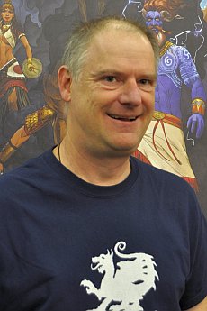 画像ギャラリー No.002のサムネイル画像 / ［SPIEL'18］再始動する「RuneQuest」とグローランサ世界観，あと「クトゥルフ神話TRPG」のことをちょっとだけ，Jeff Richard氏に聞いてみた