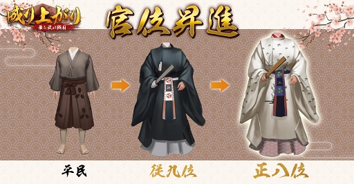 画像ギャラリー No.009のサムネイル画像 / 「成り上がり〜俺の戦国」が「成り上がり〜華と武の戦国」にタイトルを変更。事前登録もスタート