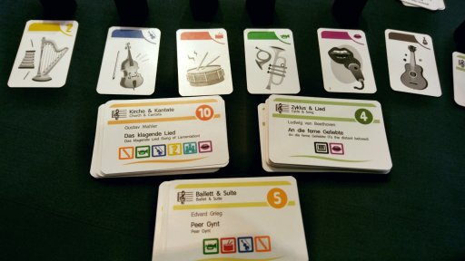 画像ギャラリー No.006のサムネイル画像 / ［SPIEL'18］指揮者をテーマにした記憶力ゲーム「Concerto」プレイレポート。指揮棒を振ってオーケストラ気分が味わえる