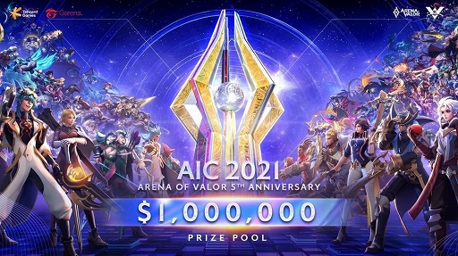 画像ギャラリー No.001のサムネイル画像 / 「伝説対決 -Arena of Valor-」のeスポーツ大会“AIC2021”が開催決定。日本代表チームは“X<sup>→</sup>eSports”に