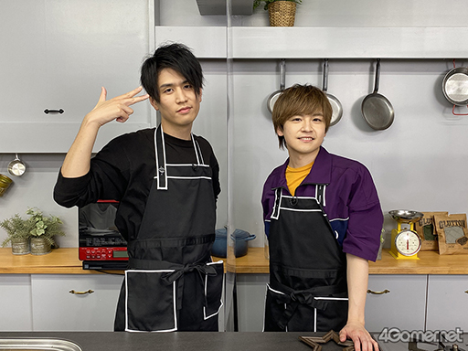 画像ギャラリー No.014のサムネイル画像 / 「あんスタ!!」CAFE CINNAMON ニキズキッチン第2回収録現場に潜入レポート。山口智広さん&阿座上洋平さんがハンバーグ作りに挑戦!