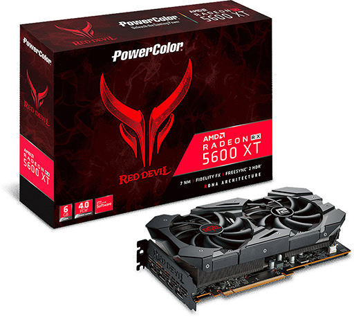 画像ギャラリー No.001のサムネイル画像 / 独自クーラー採用のPowerColor製Radeon RX 5600 XTカード2モデルが国内発売