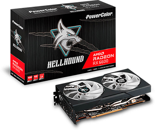 画像ギャラリー No.001のサムネイル画像 / 独自2連ファンクーラー採用のPowerColor製RX 6600搭載カードを発売