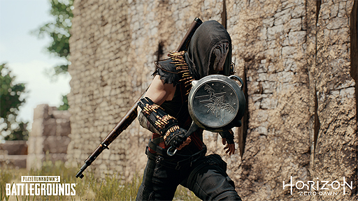 画像ギャラリー No.002のサムネイル画像 / PS4版「PUBG」で「Horizon Zero Dawn」コラボが3月5日より実施へ。エクリプスの上衣やマスクなどが登場