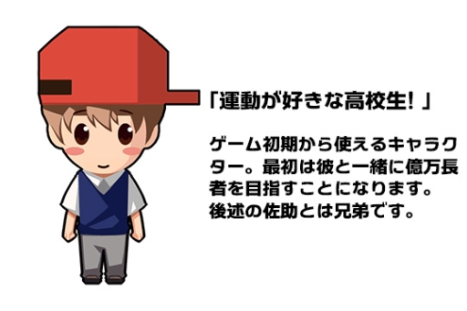 画像ギャラリー No.002のサムネイル画像 / 「リトルリッチマン」で使用可能なキャラクター「祐輔」「佐助」「香澄さん」が公開