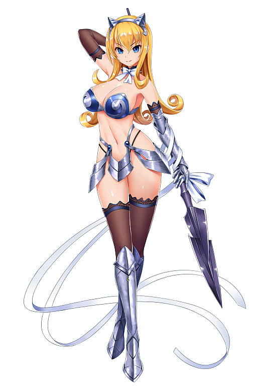 画像ギャラリー No.009のサムネイル画像 / 「クイーンズブレイド WHITE TRIANGLE」，新たに描き下ろされた美闘士のビジュアルが公開。キャンペーンの続報も