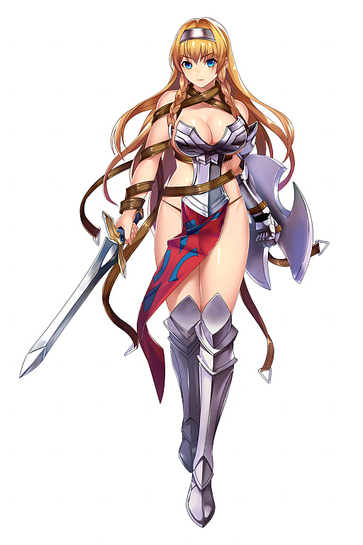 画像ギャラリー No.013のサムネイル画像 / 「クイーンズブレイド WHITE TRIANGLE」，新たに描き下ろされた美闘士のビジュアルが公開。キャンペーンの続報も