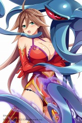 画像ギャラリー No.013のサムネイル画像 / 「クイーンズブレイド WHITE TRIANGLE」の第2弾PVと舞装カードが公開