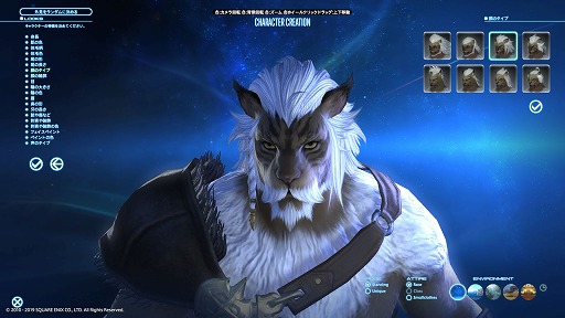 画像ギャラリー No.007のサムネイル画像 / 「FFXIV:漆黒のヴィランズ」ベンチマークで新種族のキャラメイクをやってみよう。僕の考えた最強の「ロスガル」と「ヴィエラ」を見てくれ