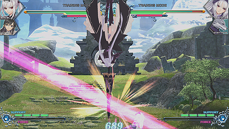 画像ギャラリー No.010のサムネイル画像 / 「BLADE ARCUS Rebellion from Shining」，新参戦キャラであるエクセラとゼストのストーリー，そして多彩な技が公開