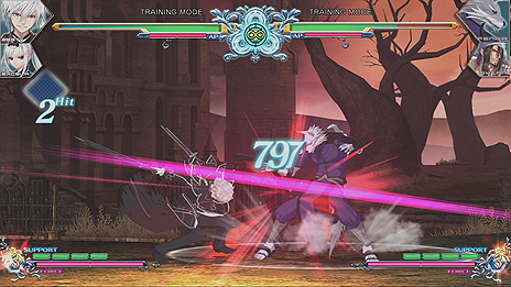 画像ギャラリー No.019のサムネイル画像 / 「BLADE ARCUS Rebellion from Shining」，新参戦キャラであるエクセラとゼストのストーリー，そして多彩な技が公開