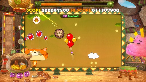 画像ギャラリー No.007のサムネイル画像 / 「日々、コントローラーいじり。」，ミニゲーム第3弾「フワフワバルーン」が本日配信