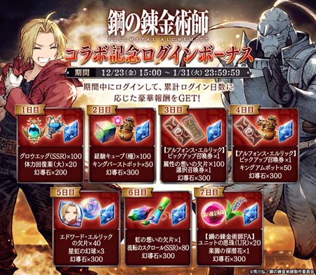 画像ギャラリー No.014のサムネイル画像 / 「FFBE 幻影戦争」×アニメ「鋼の錬金術師 FULLMETAL ALCHEMIST」コラボイベント開催中