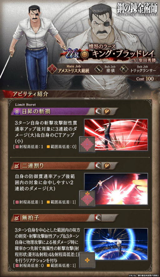 画像ギャラリー No.004のサムネイル画像 / 「FFBE 幻影戦争」×「ハガレン」コラボを開催。ブラッドレイが登場