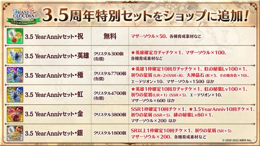 画像ギャラリー No.024のサムネイル画像 / 新ユニット”アデル”とURアーク”神戒”が10月13日に実装へ。3.5周年記念の公式生放送で発表された新情報をまとめて紹介