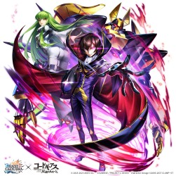画像ギャラリー No.002のサムネイル画像 / 「ラストクラウディア」×「コードギアス 反逆のルルーシュ」コラボを本日開始。新ユニット“ルルーシュ”と新アーク“黒の騎士団”登場