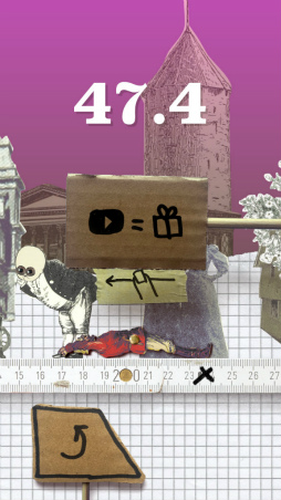 画像ギャラリー No.004のサムネイル画像 / 回す大英図書館。スマホ向けモノ飛ばしゲーム「Verticow」を紹介する「(ほぼ)日刊スマホゲーム通信」第1883回